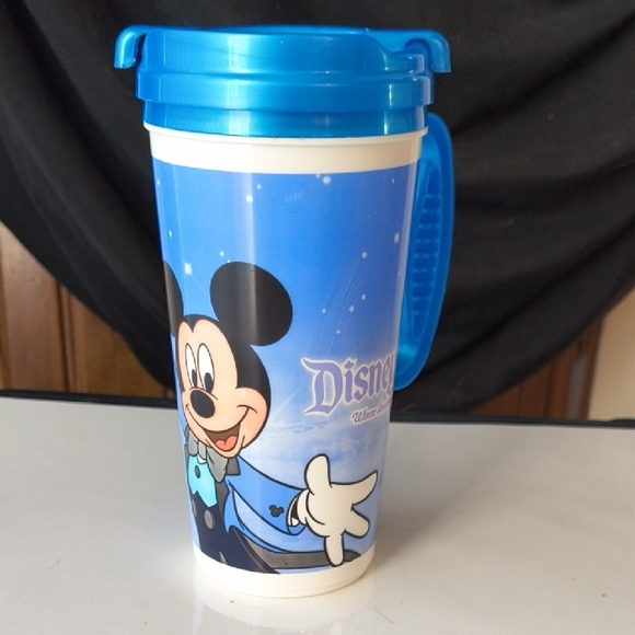 Disney Other - Disney Blue Mickey Mouse Travel Cup